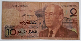 MOROCCO - 10 DIRHAMS  - 1987 - CIRC - P 63 - BANKNOTES - PAPER MONEY - CARTAMONETA - - Marruecos