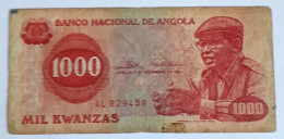 ANGOLA - 1000 KWANZAS  - 1976 - CIRC - P 113 - BANKNOTES - PAPER MONEY - CARTAMONETA - - Angola