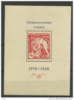 1968 MNH  Ceskoslovensko, Block 30, Postfris** - Blocks & Sheetlets