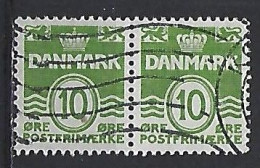 Denmark 1950-62  Wavy Lines (o) Mi.328 Y - Used Stamps