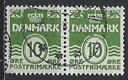 Denmark 1950-62  Wavy Lines (o) Mi.328 Y - Used Stamps