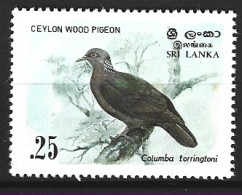 SRI LANKA. N°660 De 1983. Colombe. - Pigeons & Columbiformes