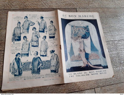 Catalogue Blanc Bon Marché Paris Maison Boucicaut 1923 Avec échantillons Lingerie Mercerie - Moda