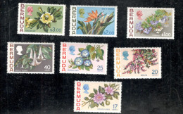 BERMUDA....1975:FLOWERS  Michel311-17(Yvert 310-16)mnh** - Bermudes