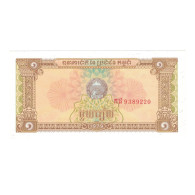 Billet, Cambodge, 1 Riel, Undated (1979), KM:28a, NEUF - Laos