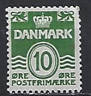 Denmark 1950-62  Wavy Lines (o) Mi.328 Y - Gebruikt