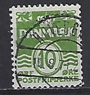 Denmark 1950-62  Wavy Lines (o) Mi.328 Y - Usado