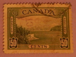 CANADA YT 200 OBLITERE "PORT DE VANCOUVER" ANNÉE 1938 - Gebraucht