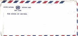 Enveloppe Vierge Des Nations-Unies - Par Avion - Airmail