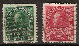 Canada U  100/101 (o) Usado. 1915 - Used Stamps