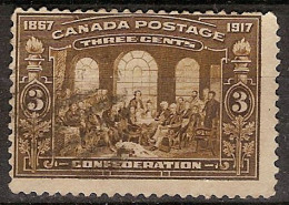 Canada U  107 (o) Usado. 1917 - Gebraucht