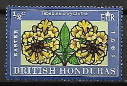 HONDURAS  BRITANIQUE       -     FLEURS   /    CHRYSANTHEMES      -     Neuf * - British Honduras (...-1970)