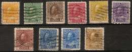 Canada U  108/117 (o) Usado. 1918 - Used Stamps