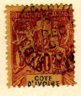 Cote D'Ivoire - (1892-99) -  30 C.Type Groupe    Oblitere - Used Stamps