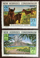 New Hebrides 1973 Tanna Island Horses MNH - Nuevos