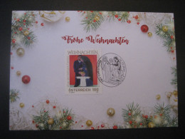 Österreich- Christkindl 24.12.2022, Frohe Weihnachten Wünscht Die Österreichische Post - Lettres & Documents