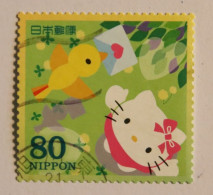 JAPON 2009 Hello Kitty Confie Une Lettre à Un Oiseau Oblitéré - Gebraucht