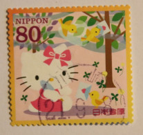 JAPON 2009 Hello Kitty écrit Une Lettre  Oblitéré - Gebraucht