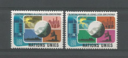 United Nations G. 1975 Space Y.T. 46/47 ** - Nuevos