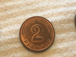 Münze Münzen Umlaufmünze Deutschland 2 Pfennig 1981 Münzzeichen G - 2 Pfennig