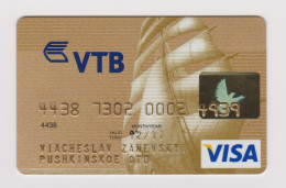 VTB Bank Ukraine Sailor Visa Gold Expired - Tarjetas De Crédito (caducidad Min 10 Años)