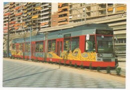 LE TRAMWAY HAVAG 500 CIRCULE PENDANT LA JOURNÉE TANDIS QUE LE TRAM 3806 EST EN SERVICE - PASEO MARÍTIMO 12 AOÛT 1999 - Strassenbahnen