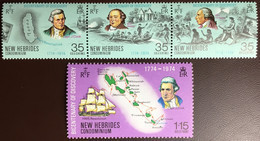 New Hebrides 1974 Cook Bicentennial MNH - Nuovi