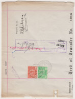 Zuid-Afrika Fiskale Zegel(revenue) Cat. J Barefoot: Revenue Dokument Met 80(jaar 1948) Engelse T. +76(1948) Afrikaanse T - Autres & Non Classés