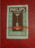 Timbre Erinnophilie BLO VIGNETTTE PHILIPS HALBWATT - Erinnofilia