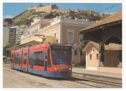 COMBINO N° 691 (DE SIEMENS) TESTÉ ENTRE "PUERTADEL MAR-ESTACIÓN FGV -ALBUFERETA - Strassenbahnen