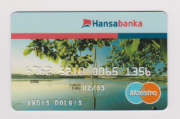 Hansabanka Latvia Landscape VISA Expired - Credit Cards (Exp. Date Min. 10 Years)