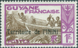 ININI, PAESAGGI, LANDSCAPE, 1932, FRANCOBOLLI NUOVI (MLH*) Mi:FR-INI 13, Scott:FR-INI 24, Yt:FR-INI 18 - Neufs