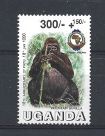 Uganda 1998 Mountain Gorilla Y.T. 1605 ** - Ouganda (1962-...)