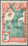 ININI, PAESAGGI, LANDSCAPE, 1932-1938, FRANCOBOLLI NUOVI (MLH*) Mi:FR-INI 2, Scott:FR-INI 2, Yt:FR-INI 2 - Unused Stamps