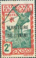 ININI, PAESAGGI, LANDSCAPE, 1932-1938, FRANCOBOLLI NUOVI (MLH*) Mi:FR-INI 2, Scott:FR-INI 2, Yt:FR-INI 2 - Unused Stamps
