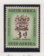 Zuid-Afrika Fiskale Zegel(revenue) Cat. J Barefoot: Revenue JAAR 1954 Nr 90 - Andere & Zonder Classificatie