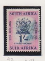 Zuid-Afrika Fiskale Zegel(revenue) Cat. J Barefoot: Revenue JAAR 1954 Nr 92 - Andere & Zonder Classificatie