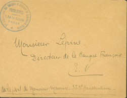 Guerre 14 Franchise Société D'assistance Des Réfugiés Et évacués De Meurthe Et Moselle Permamence 1 R Mathurins Paris - Oorlog 1914-18