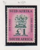 Zuid-Afrika Fiskale Zegel(revenue) Cat. J Barefoot: Revenue JAAR 1954 Nr 102 - Andere & Zonder Classificatie