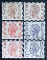 Belgié 1971 Dienstzegels Obp.nrs.S-64/67 & S-66/67 P5  MNH--Postfris - Ungebraucht