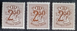 Belgié 1952 Dienstzegels Obp.nrs.S56 AP2--S-56AP6--S56AP7 MNH--Postfris (2 Scans). - Ungebraucht