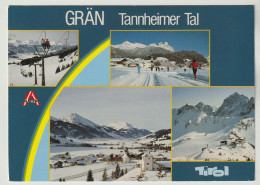 MBK Grän 1134 M, Tannheimer Tal Tirol Wintersportplatz, Versendet, 2 Scans - Tannheim