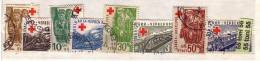 1947 Red Cross II    Michel - 582/589   8v -  Used/oblitere / Gest.(O) BULGARIA / Bulgarie - Usados