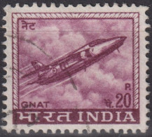 1967 Indien ° Mi:IN 436X, Sn:IN 413, Yt:IN 226, Hindustan Aircraft Industries Ajeet Jet Fighter - Used Stamps