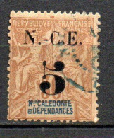 Col40 Colonie Nouvelle Calédonie 1902 N° 65 Oblitéré Cote 14,00€ - Gebraucht