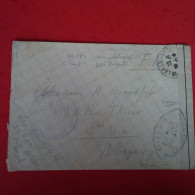 LETTRE TOUL POUR ST DIE  CORRESPONDANCE MILITAIRE CACHET OUVERT - Brieven En Documenten