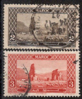 MAROC Timbres-Poste N°120 & 121 Oblitérés TB  Cote : 2€50 - Used Stamps