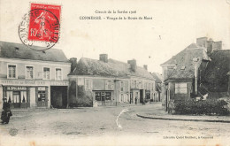 Connerré * 1908 * Virage De La Route Du Mans * Hôtel De La Boule D'Or H. PICHARD * Circuit De La Sarthe 1906 - Connerre