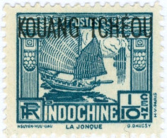 KOUANG-TCHEOU, KWANGCHOWAN, NAVI, 1937, FRANCOBOLLI NUOVI (MLH*) Scott:FR-KT 99, Yt:FR-KT 97 - Nuovi