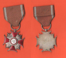 Poland Cross 1923 Croce Al Merito Nazionale Polonia Polonie Polska Krzyż Zasługi Honours - Andere & Zonder Classificatie